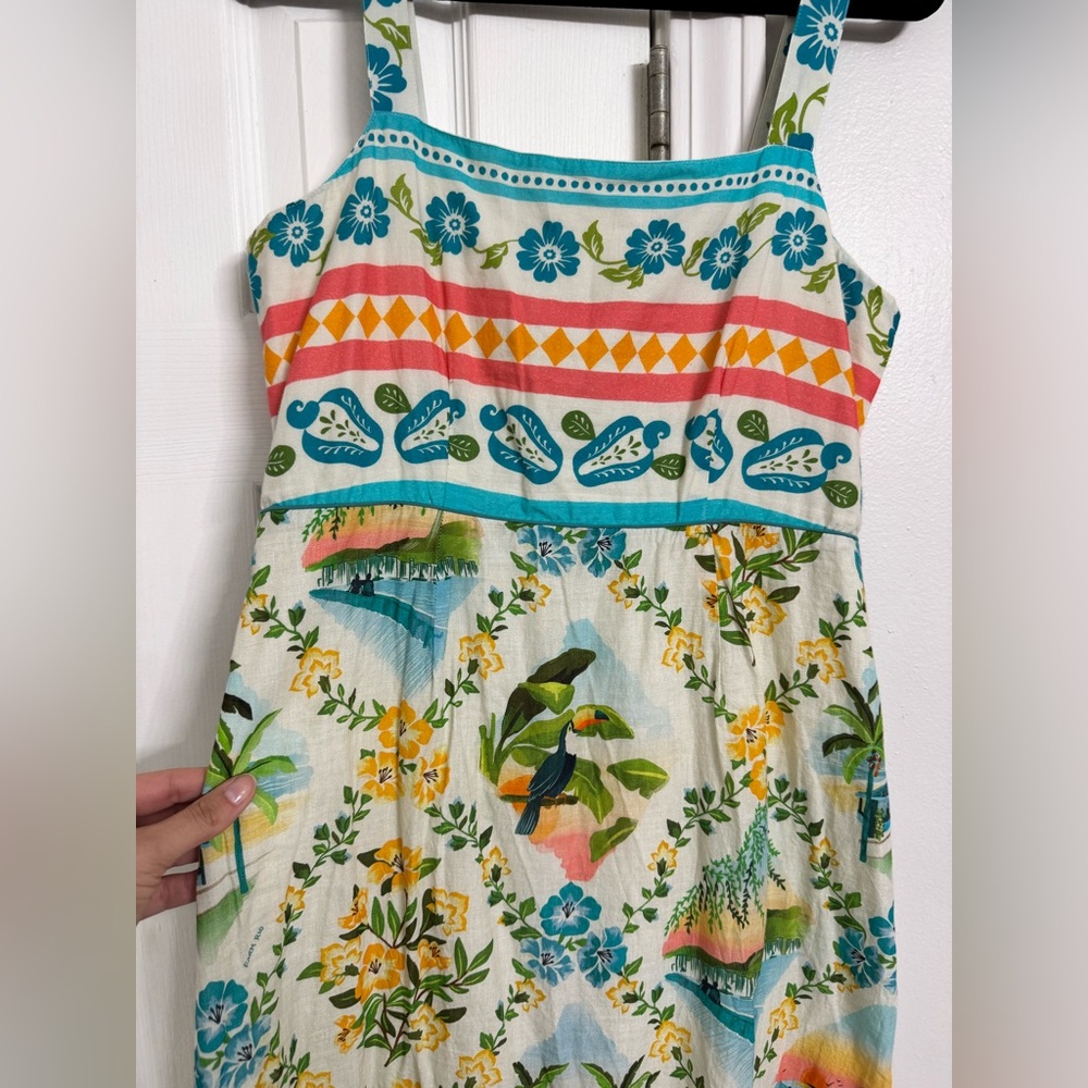 FARM Rio Multicolor Floral Maxi Dress - Picture 6 of 8